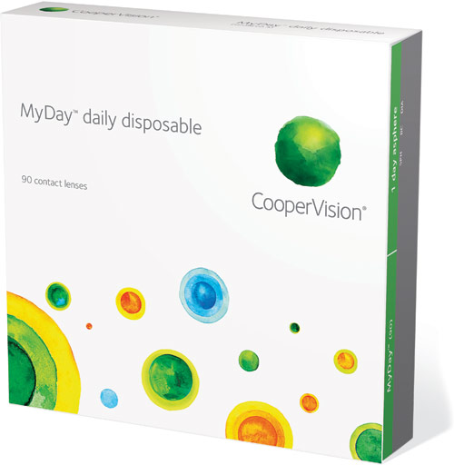 Myday Sphere 90Pk Contact Lenses For Nearsighted Or Farsighted Spec