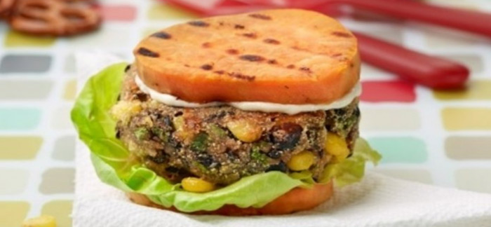 Black Bean & Corn Veggie Burger