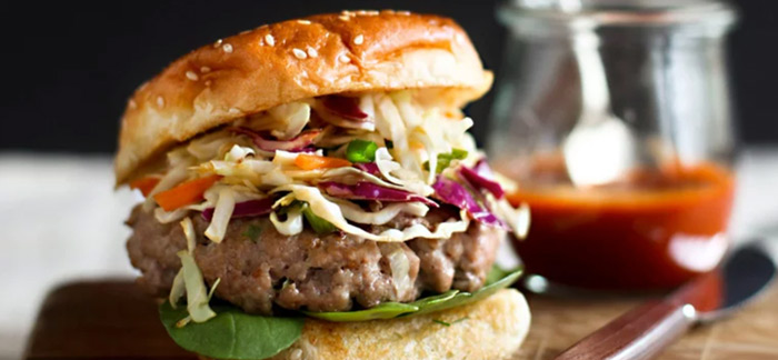 Asian-Style Pork Burgers