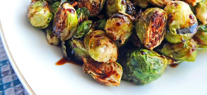 Balsamic Roasted Brussels Sprouts