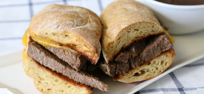 Slow Cooker French Dip Sandwiches (Gluten Free)