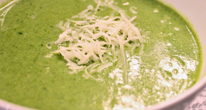 Healthy Cream of Spinach Soup