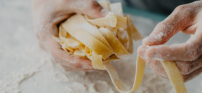 Homemade pasta at its best