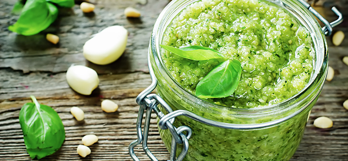 Creamy Avocado Basil Pesto