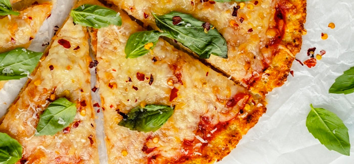Healthy homemade pizza bases