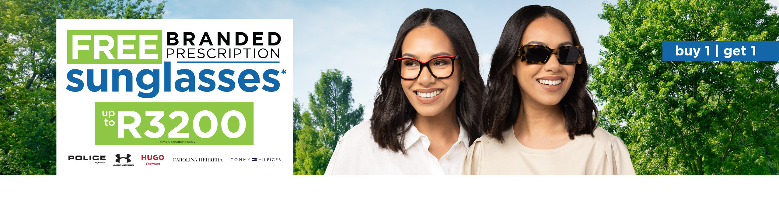 Free sunglasses promotion outlet