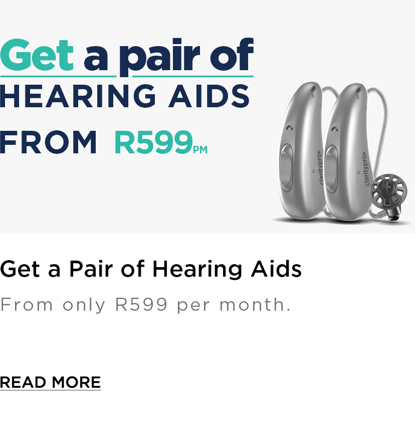 Get a pair of hearing aids