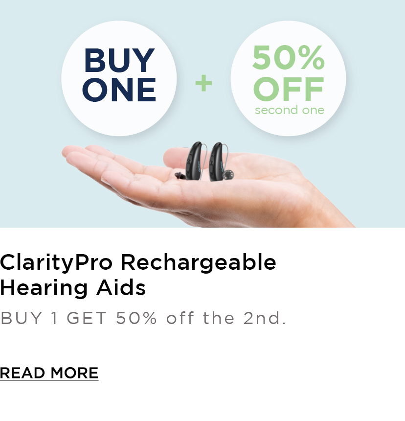 50% OFF second Hearing Aid